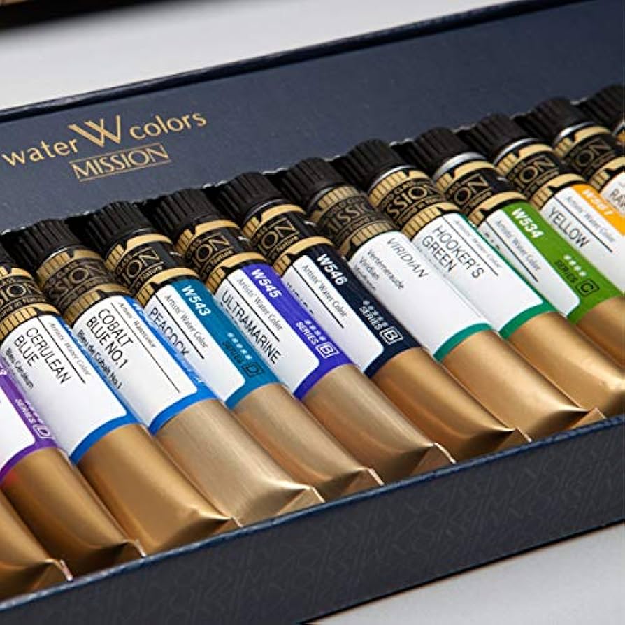 MISSION Water colors 高級顔料使用水彩絵具 MISSION Water colors 高級顔料使用水彩絵具